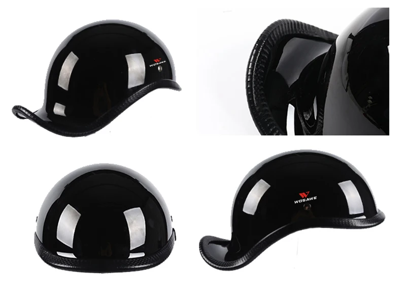 WOSAWE винтажные шлемы для езды на пол лица мужчин и женщин мужские мотоциклетные