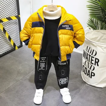 

Infant Clothing For Baby Clothes Set 2019 Winter Baby Boys Clothes coat,sweater, jeans Costume Outfit Suit boys Clothes sets