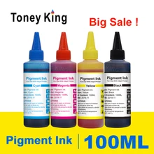 Toneyking 4 цвета универсальные пигментные чернила 400 мл для Epson для принтера hp набор чернил для Canon высокое качество