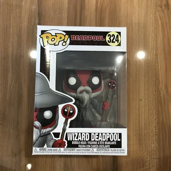 

Exclusive FUNKO POP Official Marvel: Wizard Deadpool Vinyl Action Figure Collectible Model Toy with Original Box