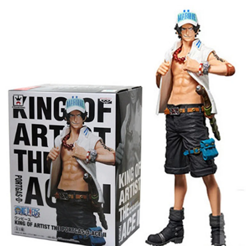 Portgas D Ace Navy Uniform Ver One Piece Koa Anime Action Figure Zero Pvc 25cm Marine Model Collection King Of Artist Toys Doll Action Figures Aliexpress