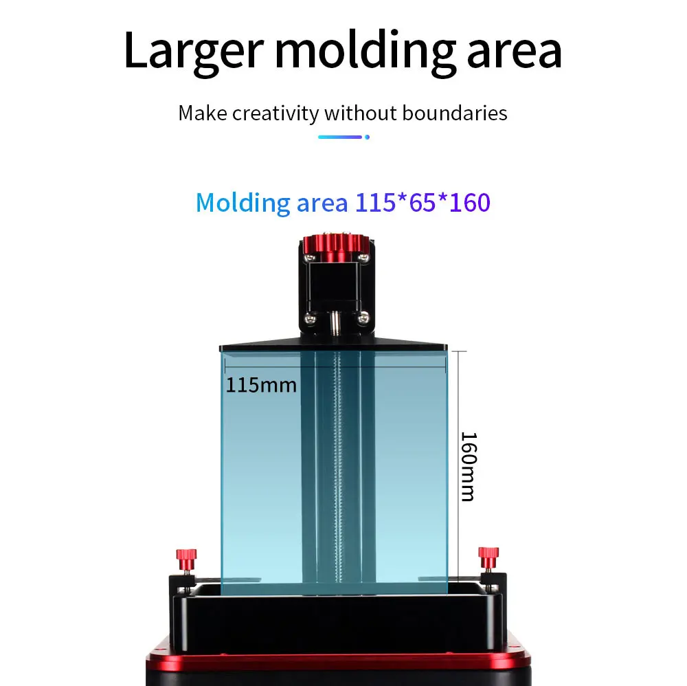 3D принтер KP6 с ЖК дисплеем SLA УФ Автономная печать Drucker Impresora смола 28 лампочек