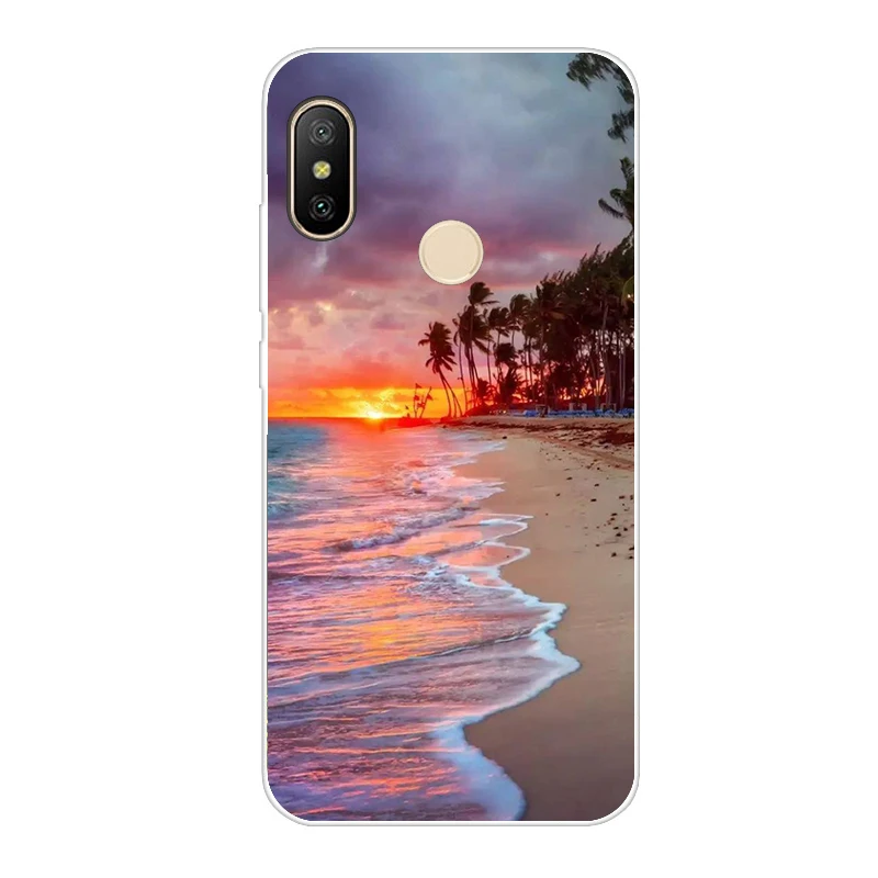 Темный хаки Чехол для Xiaomi Redmi Note 6 Pro, чехол из ТПУ, милый силиконовый чехол для телефона xiomi Redmi Note 6 Pro, 6 чехлов, чехол для бампера - Цвет: Темный хаки