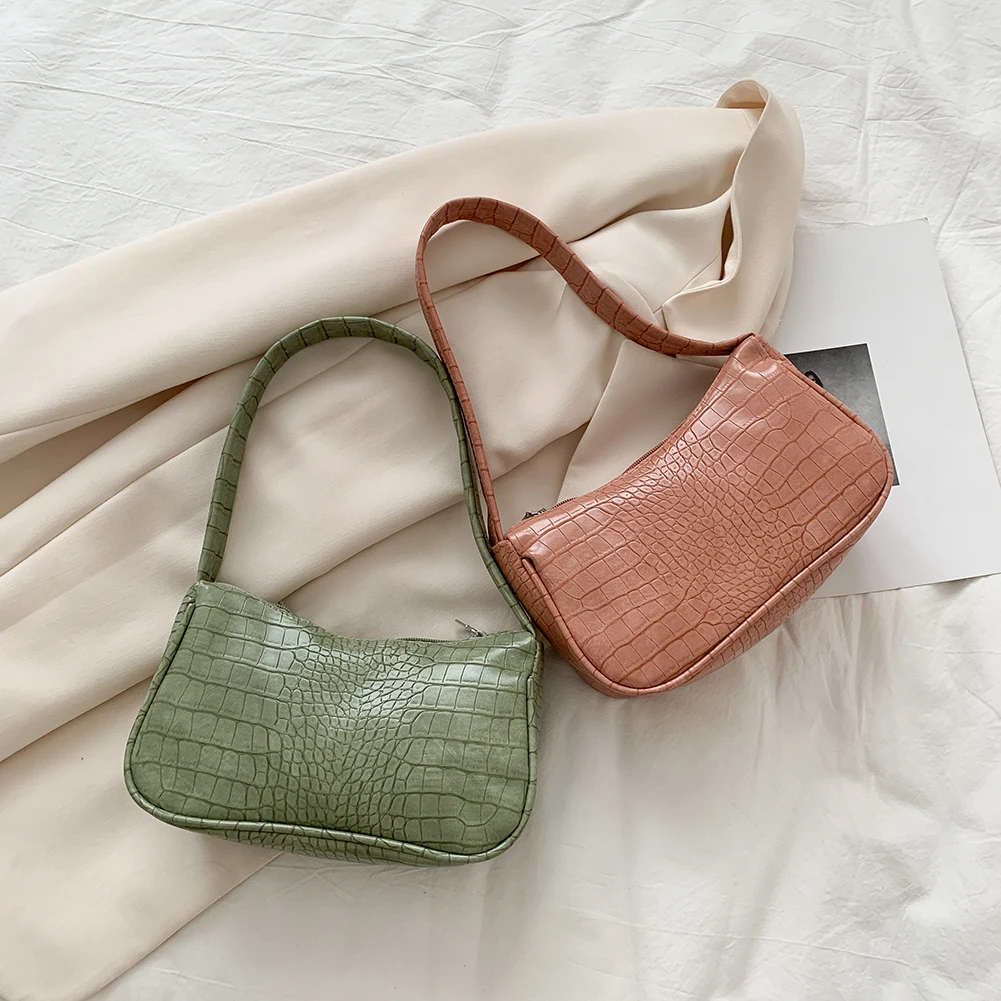 Minimalist Shoulder Bag Women's Solid Color Crossbody Bag - Temu