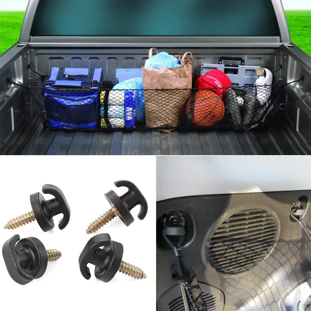 Universal Car Boot Rear Trunk Glove Storage Net Clip Tie Down Hooks Ring Loop Fastener For Renault Kia Opel TOYOTA cn | Автомобили и