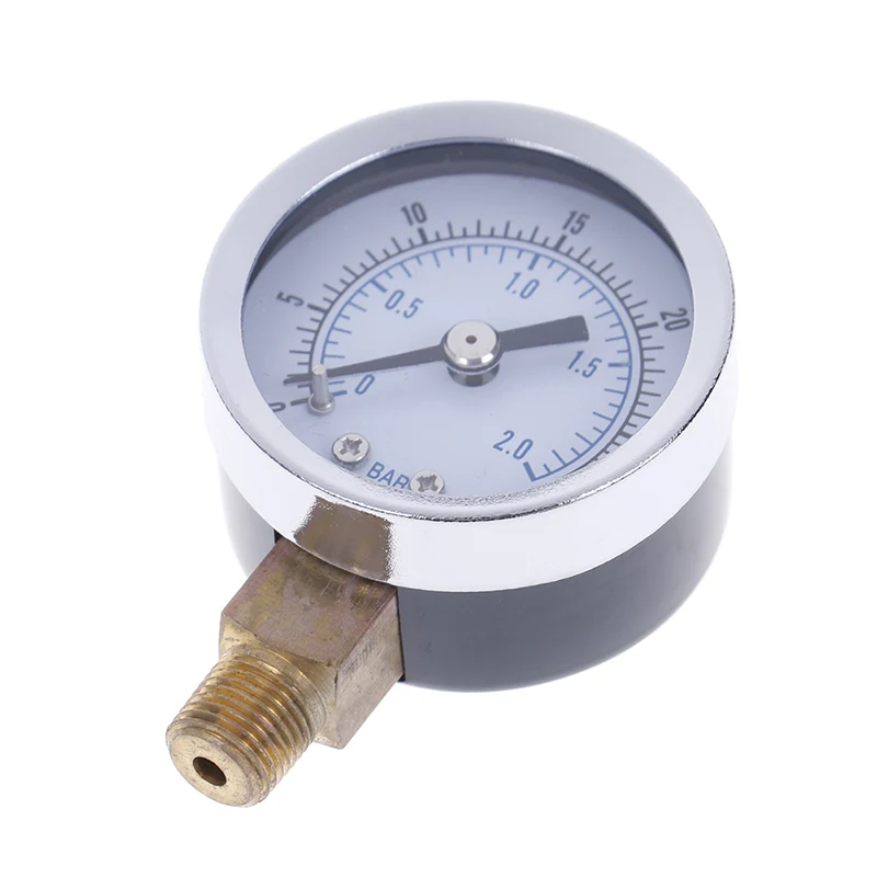 1/" NPT крепление 1,5" Циферблат 0-30PSI мини luchttrukmeter компрессор гидралище манометр Druk тестер Terug