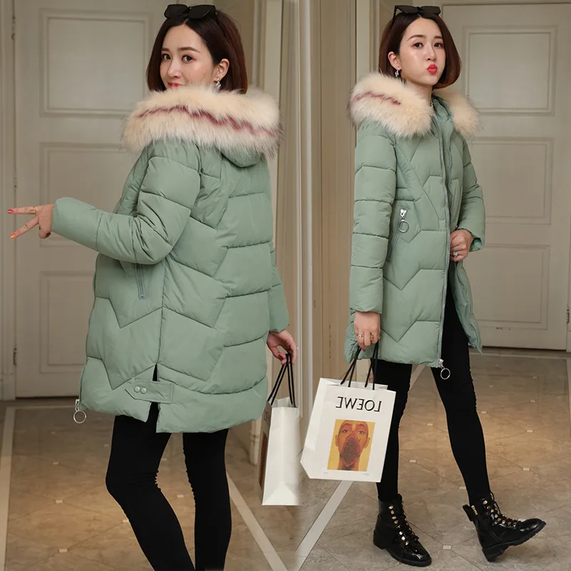 Abrigos Mujer Invierno зимняя куртка женская меховая хлопковая стеганая куртка Женская парка Женская куртка зимнее пальто для женщин