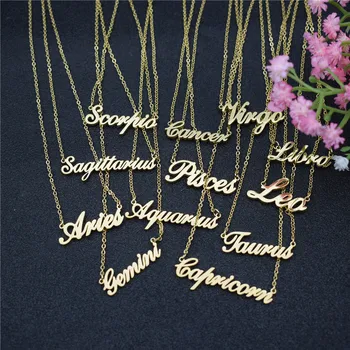

10 lot Virgo Libra Scorpio Sagittarius Capricorn Aquarius Pisces Necklace