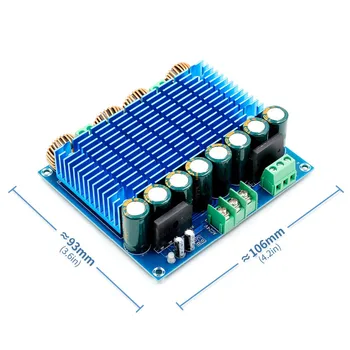 

Ultra High Power Digital Amplifier Module AC 24V Stereo TDA8954TH Dual Chip 2x420W XH-M252 Digital Power Amplifier Board