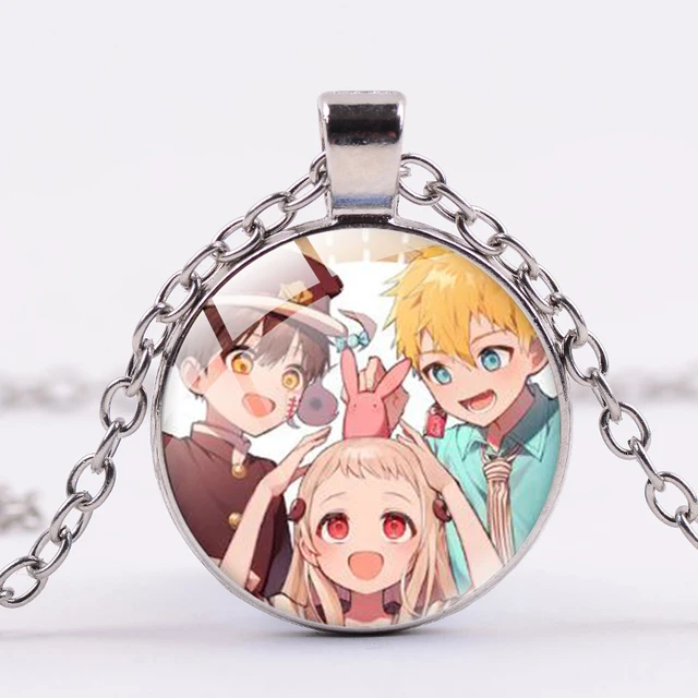 Songda 2020 Newest Toilet Bound Hanako Kun Necklace Kawaii Japan Anime Yugi Amane Nene Yashiro Glass Cabochon Necklaces Pendants Pendant Necklaces Aliexpress