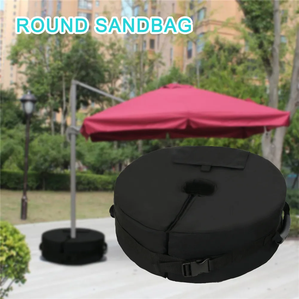 Base Zavorra Per Ombrellone Gravipod DUO Square – 2 Sacchetti In Poliestere Balistico, Riempibili Con Sabbia, Fino A 49,9 Kg Di Peso, Antivento