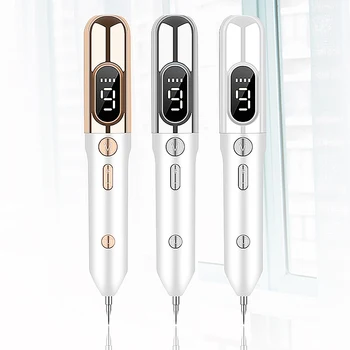 

Newest LCD Laser Plasma Pen 9 Levels Mole Tattoo Wart Tag Dark Spot Freckle Wart Tag Removal Pen Salon Home Beauty Skin Care