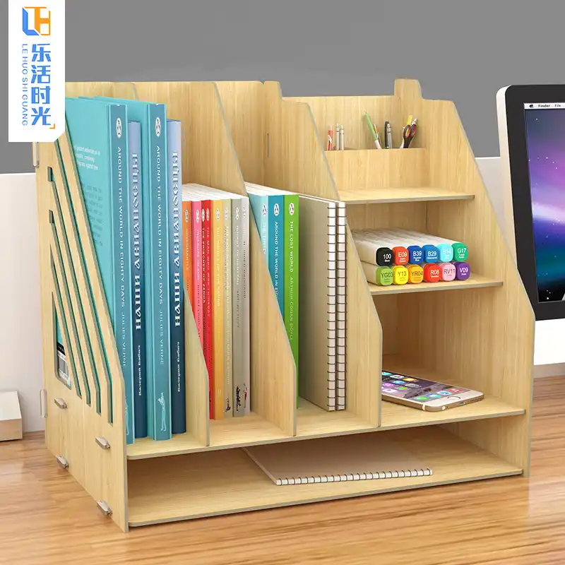 Simple Bookcase Table Floor Children S Bookcase Minimalist Modern