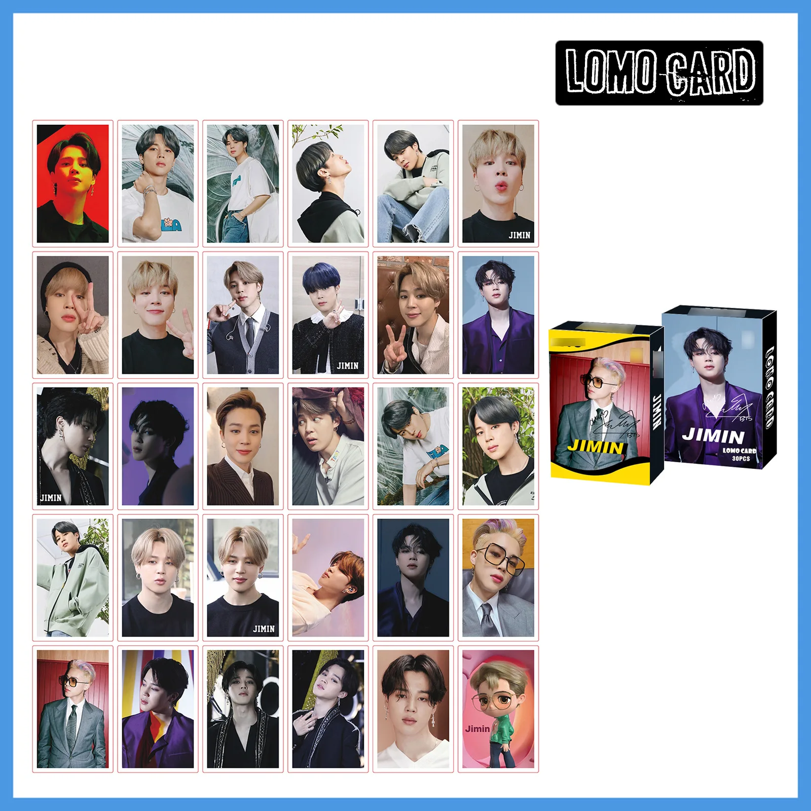 30pcs/box Kpop Stray Kids Lomo Card Set Photocard Photo Print Album Photocard Korean Fashion Cute Boys Poster Picture Fans Gifts