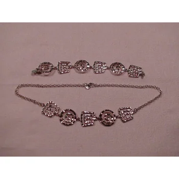 

Набор колье браслет модный NB 253 SLV цвет серебро