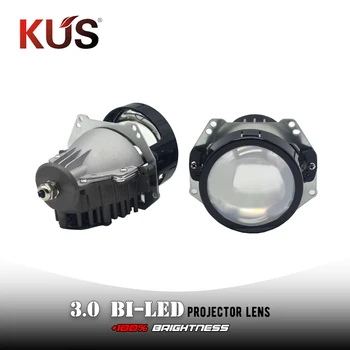 

3.0 inch 35W Car Styling BI LED Projector Lens High Low Beam All In One Design For Universal Car Model fast bright Hid Retrofit