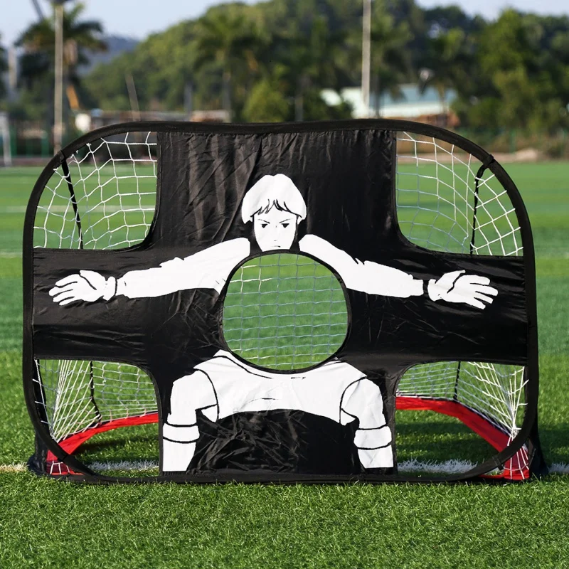 

2 in 1 Kids Soccer Goal Portable Kids Soccer Net Football Practice Goal for Indoor/Outdoor Score Football Backyard Play