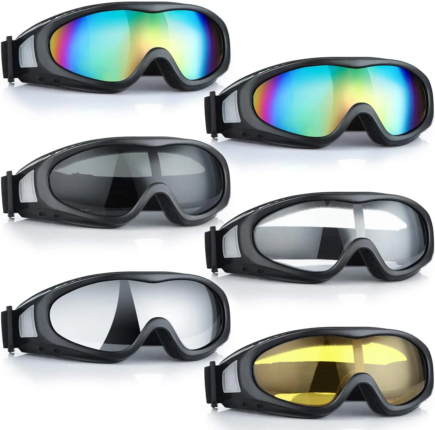 Buena Compra Gafas de seguridad para moto para niños, gafas de seguridad para bicicleta todoterreno, gafas de sol MX para exteriores aVjb9woqA