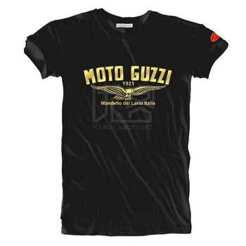 

Moto Guzzi Motorcycle Biker Retro Gold Foil Wings t-shirt S To 5xl Plus Size Humor Tee Shirt 100% Cotton Tops Graphic