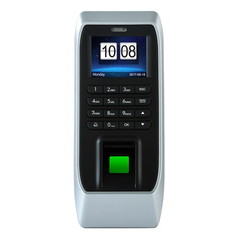 

FFYY-Fingerprint Access Control Machine Attendance Access Control Machine Glass Door Password Access Control System (EU Plug)