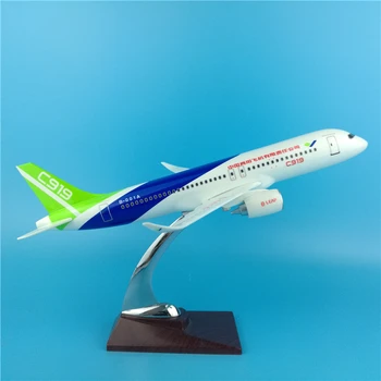 

32cm COMAC Resin C919 Airplane Model China Commercial Flying C919 Model Airplane Stand Diecast Collectible Aircraft Models Toys