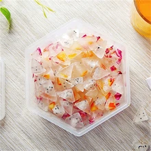 Форма для мороженого, Шестигранная форма для приготовления льда с крышкой, три цвета, палочки для мороженого, кухонные инструменты для изготовления кубиков льда