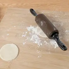 1 шт. силиконовая Скалка Творческий полезный тесто клецки из теста кожи деревянный ролик кухонный инструмент для выпечки