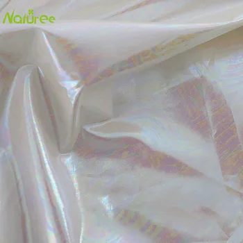 

1.45m*1m Laser Shiny Fabric Nylon Multicolor Decor Gauze for Wedding Bedding Gauze Decorations DIY Handmade Materials