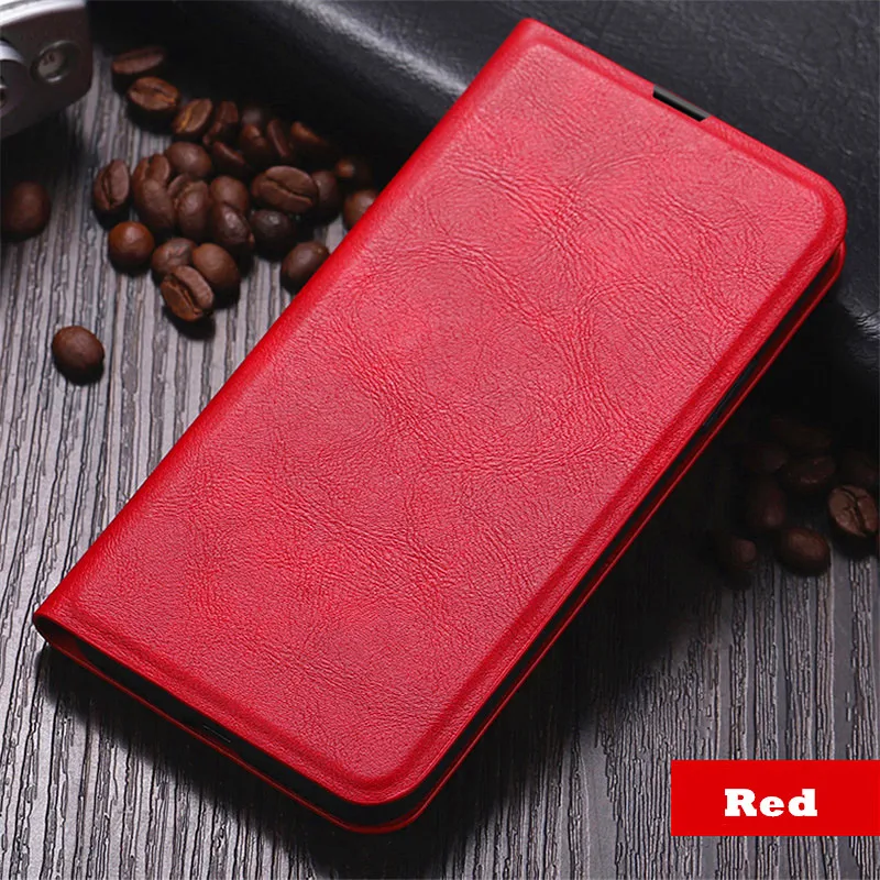 Кожаный чехол-кошелек PDGB для Xiaomi mi 8 9 SE CC9 CC9e Max 2 3 Red mi 6 6A 7A K20 Pro Note 7 Магнитный чехол-книжка мягкий чехол - Цвет: Red