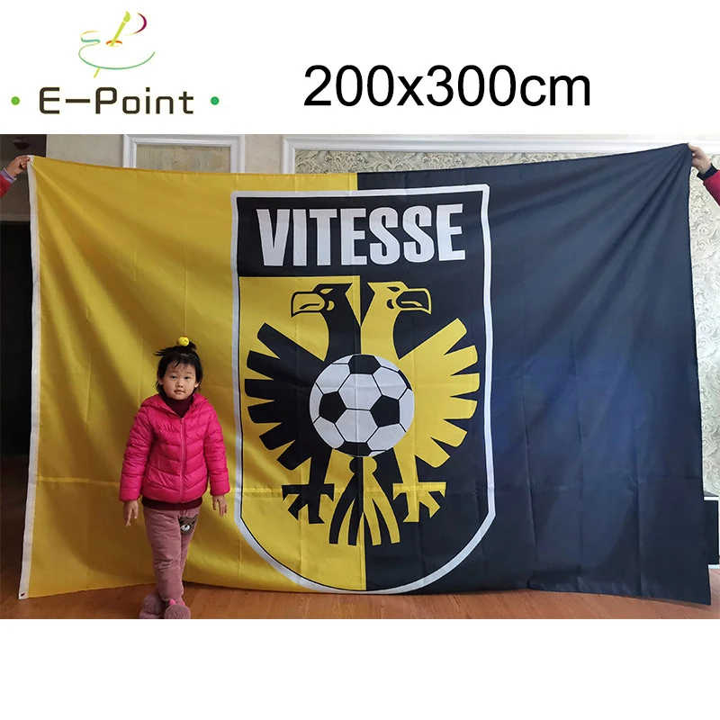 Нидерланды SBV Vitesse арнхем флаг 3 фута * 5 футов (90x150 см) Большой размер