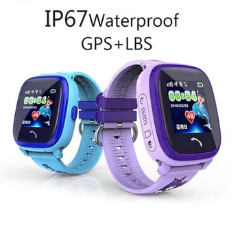 

Kids Smart Watch GPS for Children Touch Screen SOS Call IP67 Waterproof Remote Control Support Multiple-language Clock Alarm