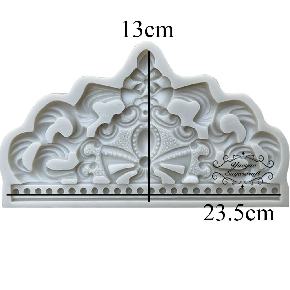Силиконовая форма с короной помадкой форма для украшения торта инструменты форма для шоколадной мастики
