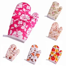 Heatproof Cotton Oven Mitts Microwave Glove Insulated Non-slip Glove Kitchen Cooking Thickening Oven Mitt Tools Gadget