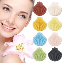 1 шт. губка для умывания лица, инструмент для макияжа, средство для глубокого очищения, средство для ухода, не загрязняющее кожу, гладкое и нежное, 6 цветов, подарки для девочек