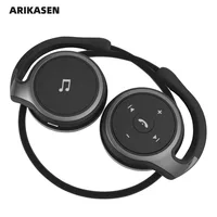 Arikasen-auriculares inalámbricos A6 con Bluetooth 5,0, cascos con micrófono, sonido estéreo 3D, graves profundos