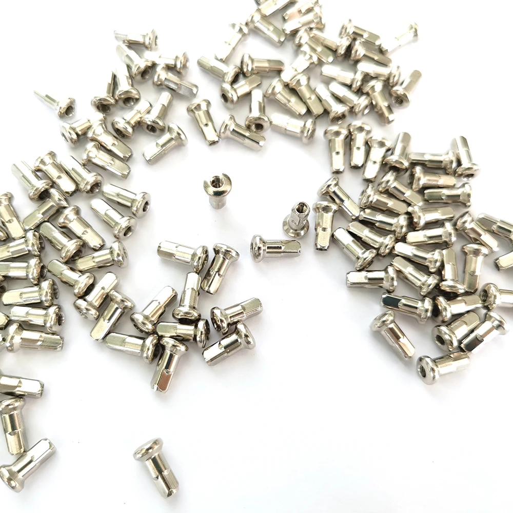 Pillar 5R Internal Nipples Brass Silver Nipple 10.5mm 4R FG2.3 14G 2.0 Spokes Hidden Nipple for Road Mtb Bike Wheels Parts bicycle spokes bike spokes nipples