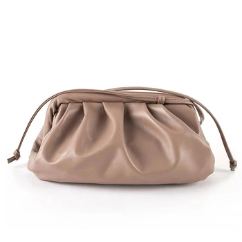 

Bag For Women Cloud bag Soft Leather Madame Bag Single Shoulder Slant Dumpling Bag Handbag Day Clutches bags Messenger Bag 2020
