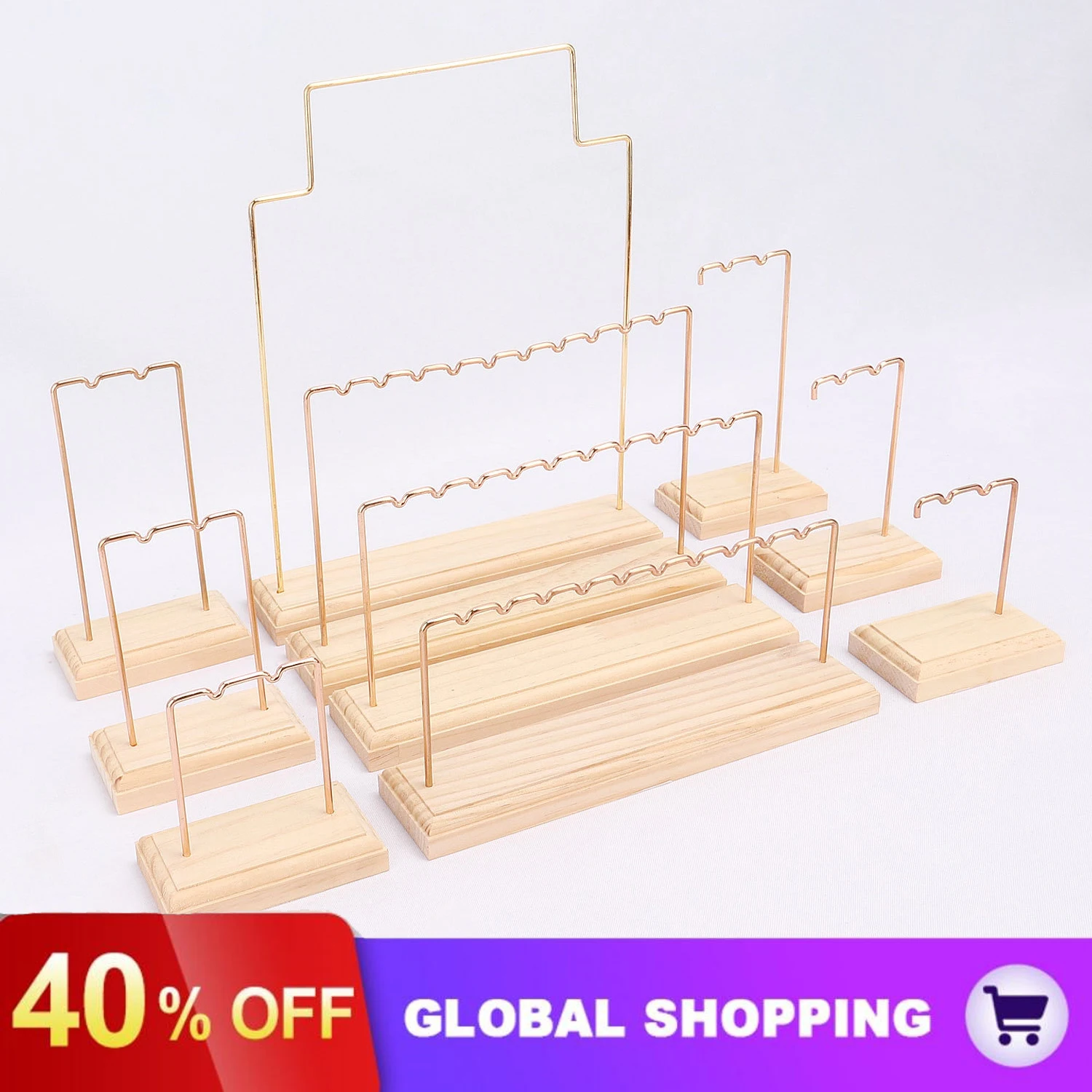 FashionJewelryDisplayRackStandHolderEarringsNecklaceHanging