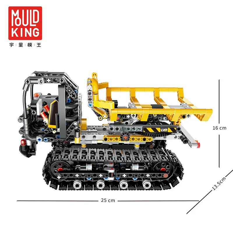 

827 Pcs Mouldking Building Blocks 13035 Tracked Loader Compatible 42094 technic Children toys bricks Christmas Gift 4px To DE