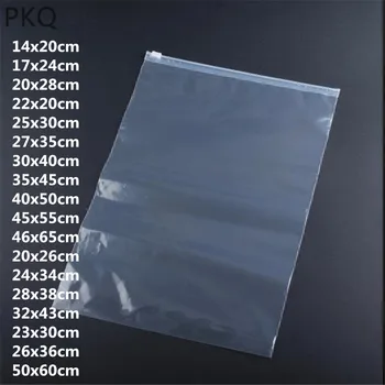 

30pcs High Quality 12c thick Plastic Storage Bags Transparent Clothes shoes packaging Bag for travel Cosmetic Small ziplock bags