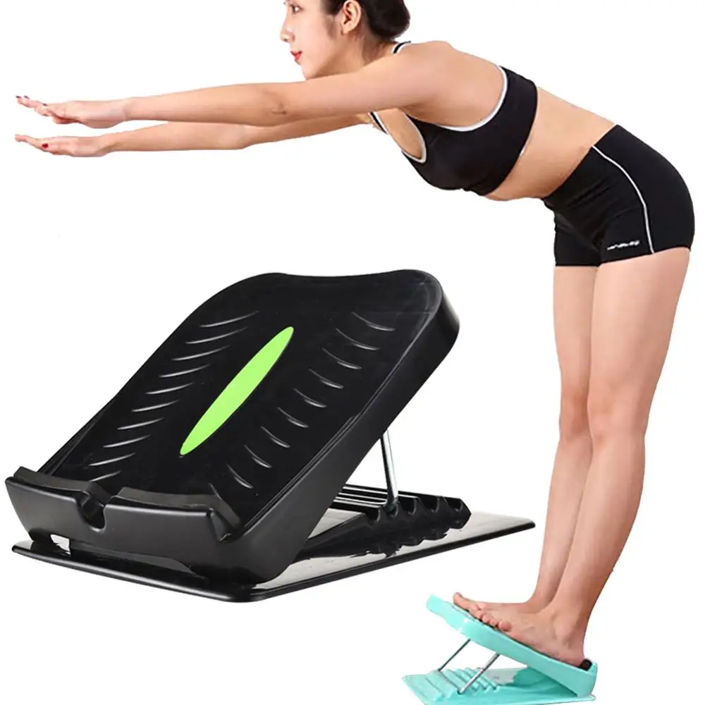 

Portable Foot Stretcher Slant Board Ergonomic Foot Rest Adjustable Incline Boards Calf Stretcher Anti-Slip Design Physical Thera
