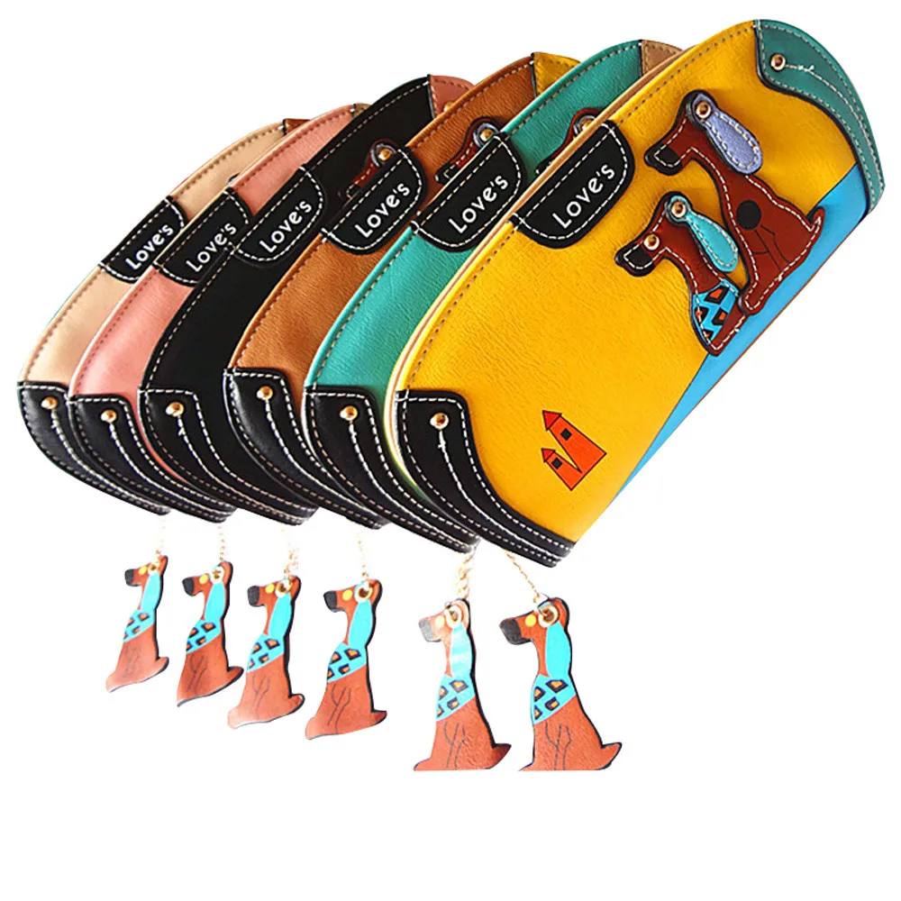 WEIXIER кошелек «собаки» кошелек женский известный бренд держатель для карт Модный женский длинный кошелек из искусственной кожи женский Carteira LQ-79