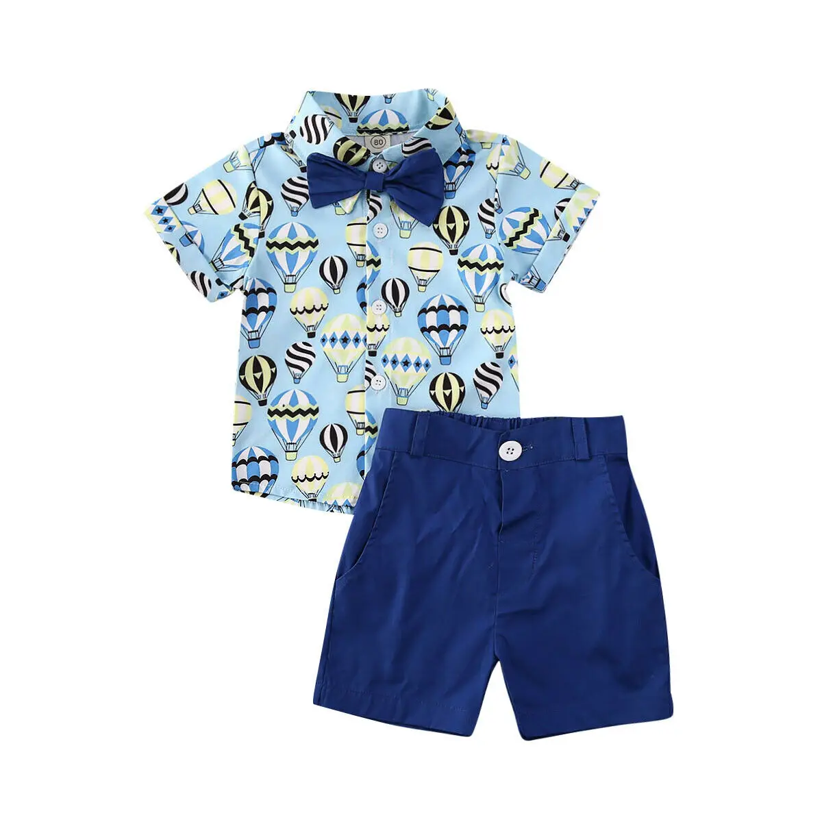 2020 Toddler Baby Boy Clothes Kids School Uniform Set Cartoon Print