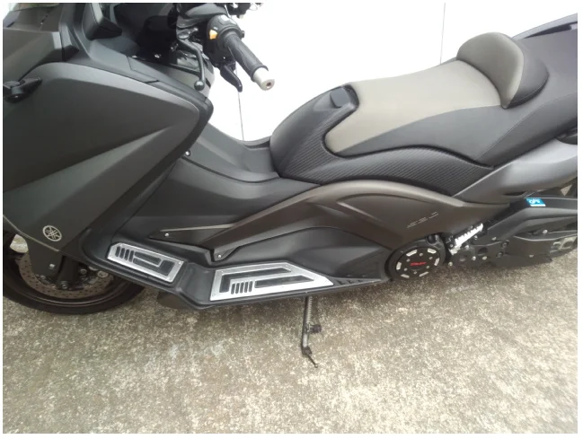 Педаль мотоцикла для yamaha tmax530 Tmax T-max 530 2012 2013 CNC алюминиевые Передние Задние подножки подножка ШАГ Pad