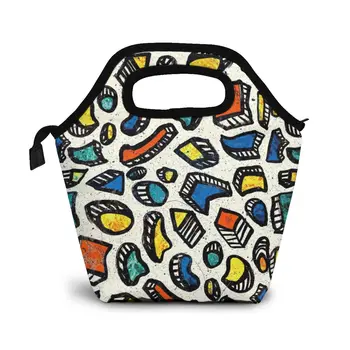 

Pattern Number 23 Lunch Bag Lunch/ice Bags Portable Insulated Picnic Food Box for Women Men