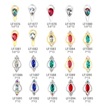 Стиль маникюрный сплав аксессуар японский стиль симфония капли воды алмаз K9 специальная форма украшения для ногтей