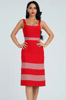 

Bandage Dress Top Quality Sexy Women Night CLub Red ELegant Eveing Party Dresses Bodycon