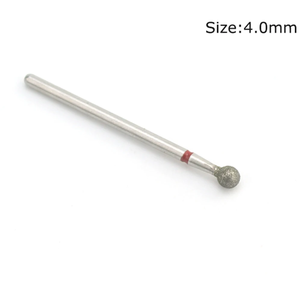 22 типа шаровая Алмазная дрель для ногтей Фрезерный резак роторный заусенец для очистки кутикулы аппарат для маникюра пилки для ногтей инструменты для дизайна