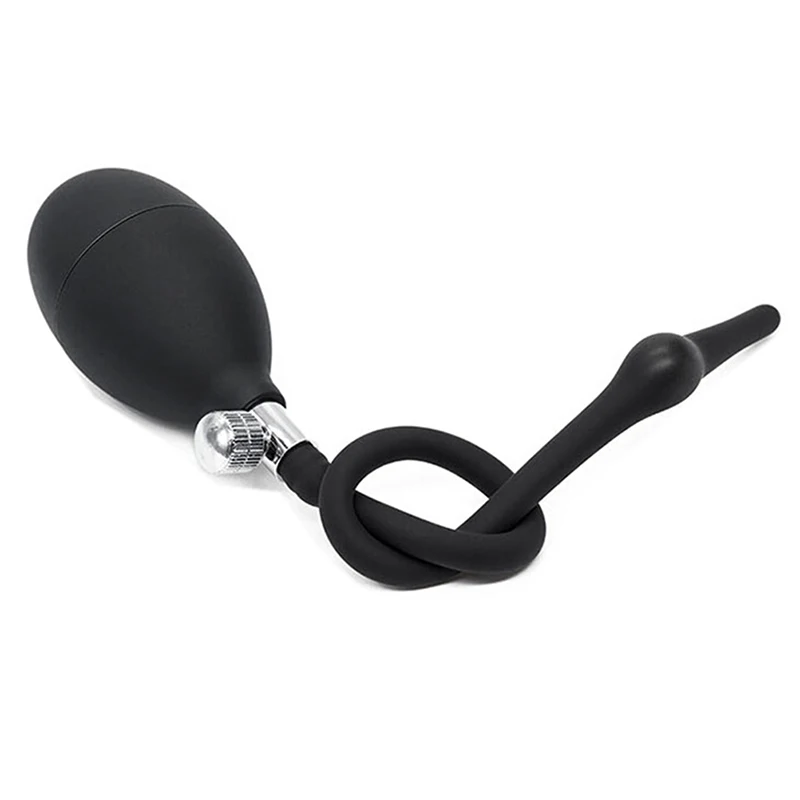 New Silicone Inflatable Male Urethral Catheter Penis Plug Inflate Urethral Sound Dilators Penis Insert Chastity Sex Toys Piece