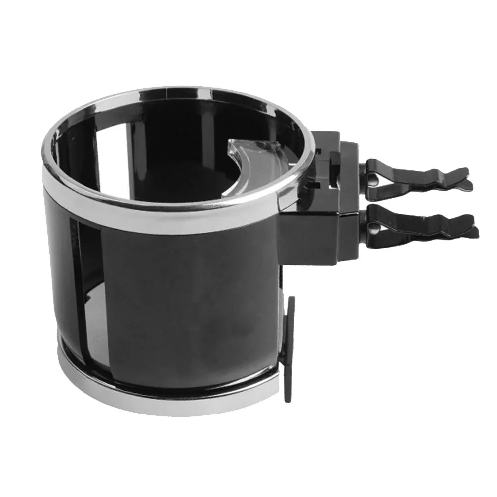 Car Air Vent Bottle Can Coffee Drinking Cup Holder Bracket Mount Tray Black